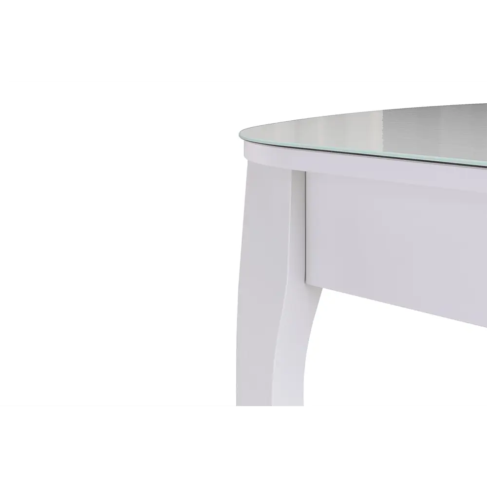 Фото 5 Обеденный стол прямоугольный Mebelson КМ-0210.1477 100x60x100 см стекло цвет белый Фото 5 Обеденный стол прямоугольный Mebelson КМ-0210.1477 100x60x100 см стекло цвет белый