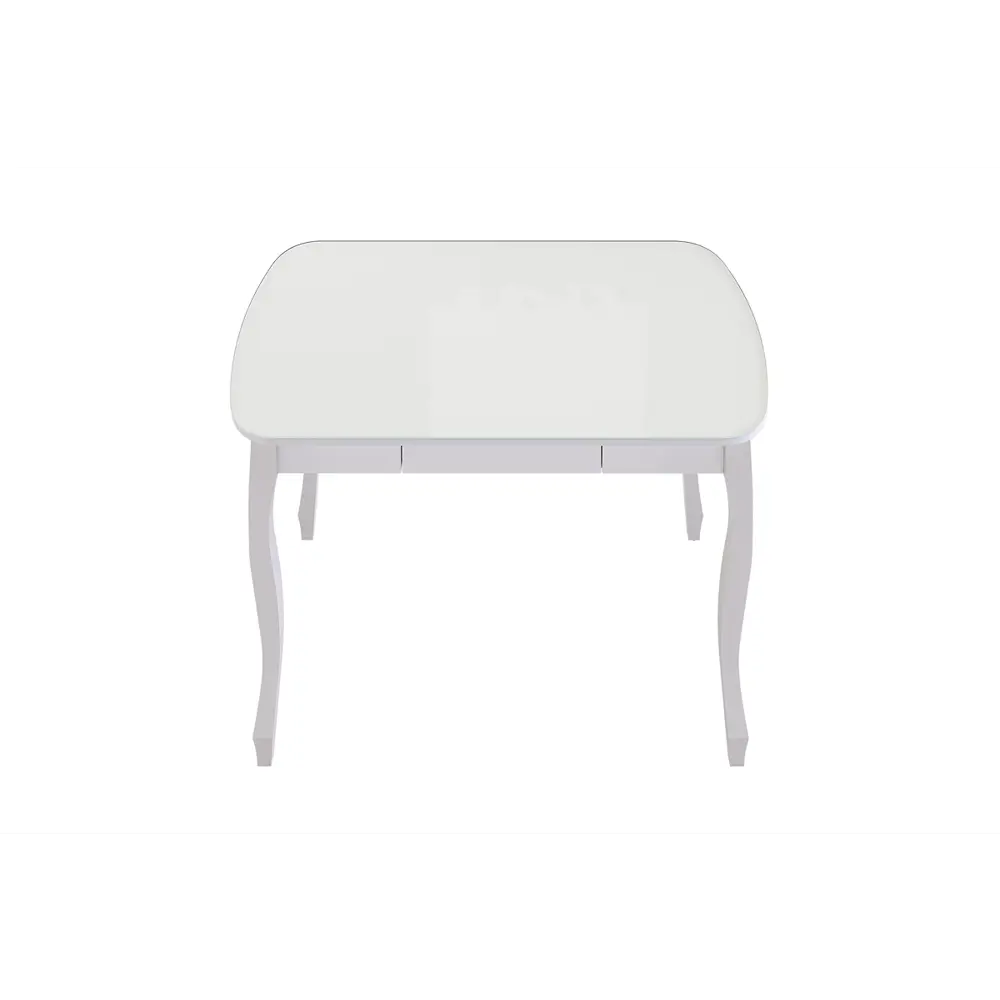 Фото 3 Обеденный стол прямоугольный Mebelson КМ-0210.1477 100x60x100 см стекло цвет белый Фото 3 Обеденный стол прямоугольный Mebelson КМ-0210.1477 100x60x100 см стекло цвет белый