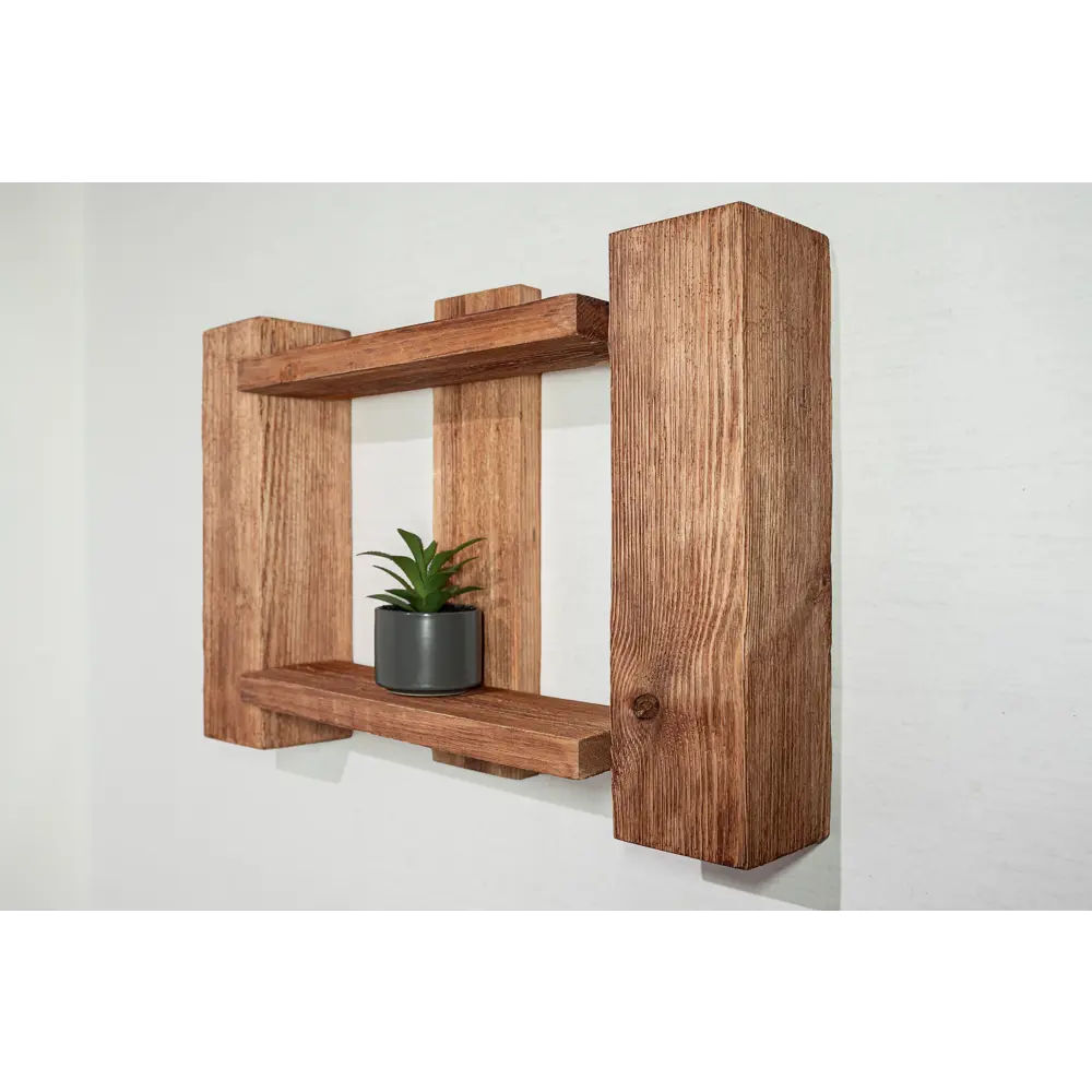 Фото 4 Настенная полка Брадо Wood 1 10x38 см дерево цвет орех Фото 4 Настенная полка Брадо Wood 1 10x38 см дерево цвет орех