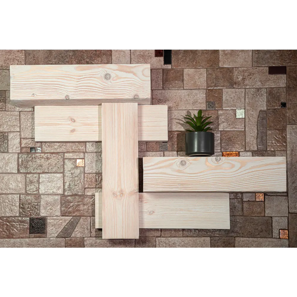 Фото Настенная полка Брадо Wood 2 10x38 см дерево цвет белый Фото Настенная полка Брадо Wood 2 10x38 см дерево цвет белый