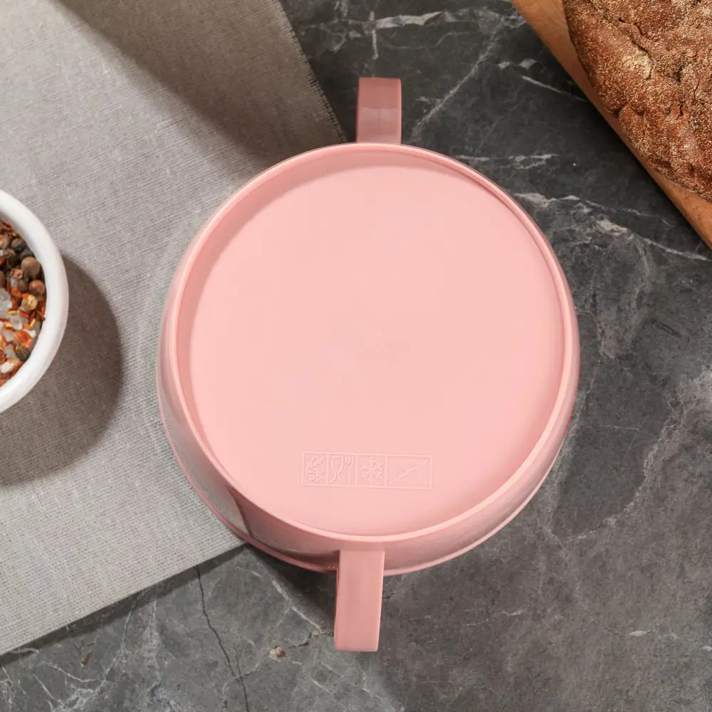 Фото 4 Термо ланч-бокс с ложкой "Замурчательно" 900 мл Simaland пластик цвет белый