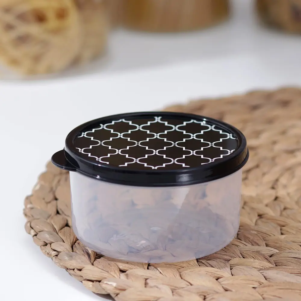 Фото Контейнер для пищевых продуктов Доляна 0.3 мл пластик цвет черный