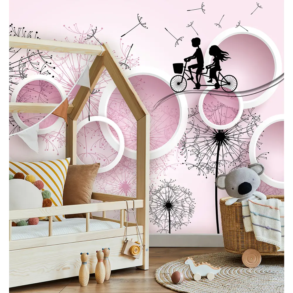 Фото 9 Фотообои флизелиновые Luxury walls 300x270 см для девочки 3d Одуванчик Фото 9 Фотообои флизелиновые Luxury walls 300x270 см для девочки 3d Одуванчик