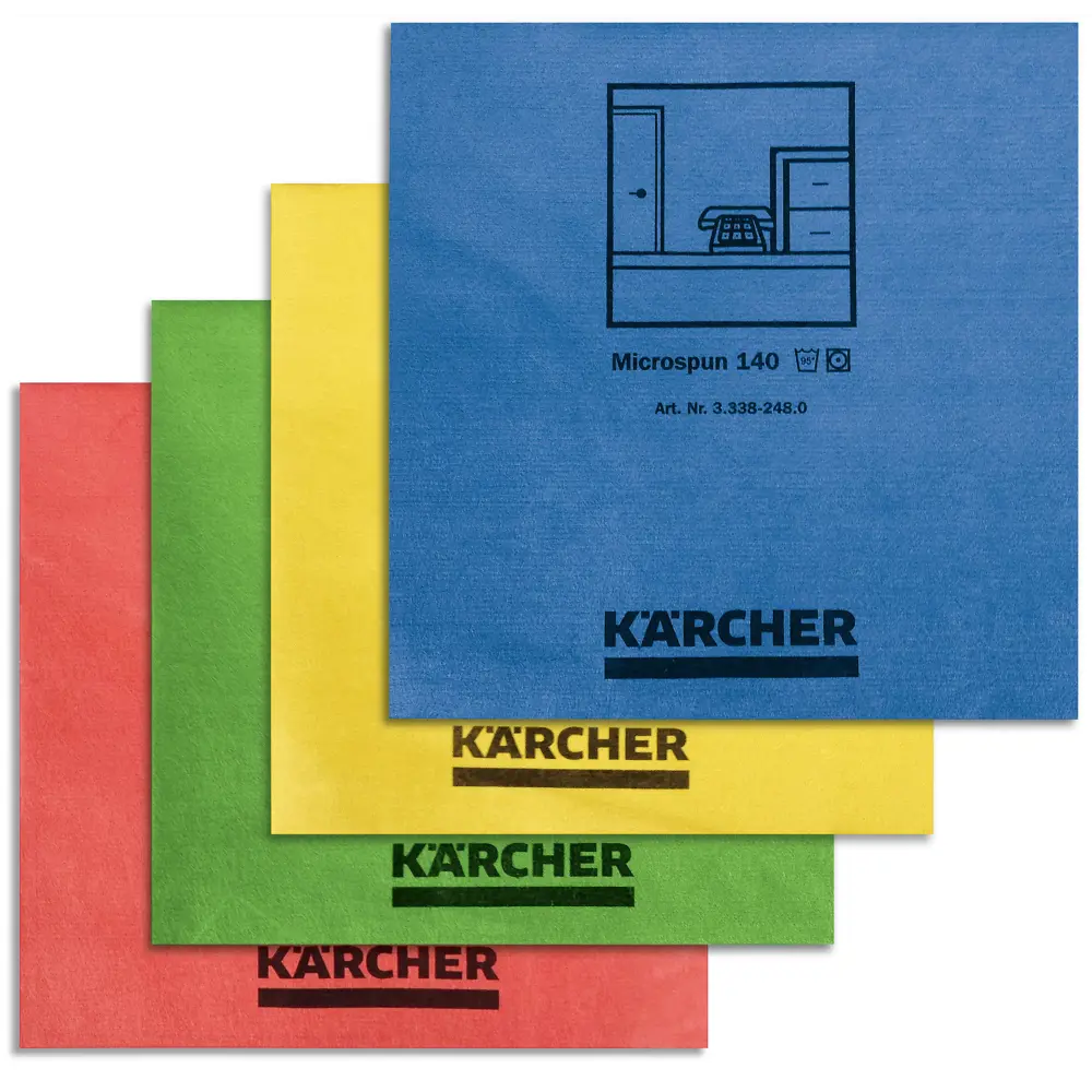 Фото 2 Салфетка для уборки Karcher Microspun микроволокно цвет синий 10 шт. Фото 2 Салфетка для уборки Karcher Microspun микроволокно цвет синий 10 шт.