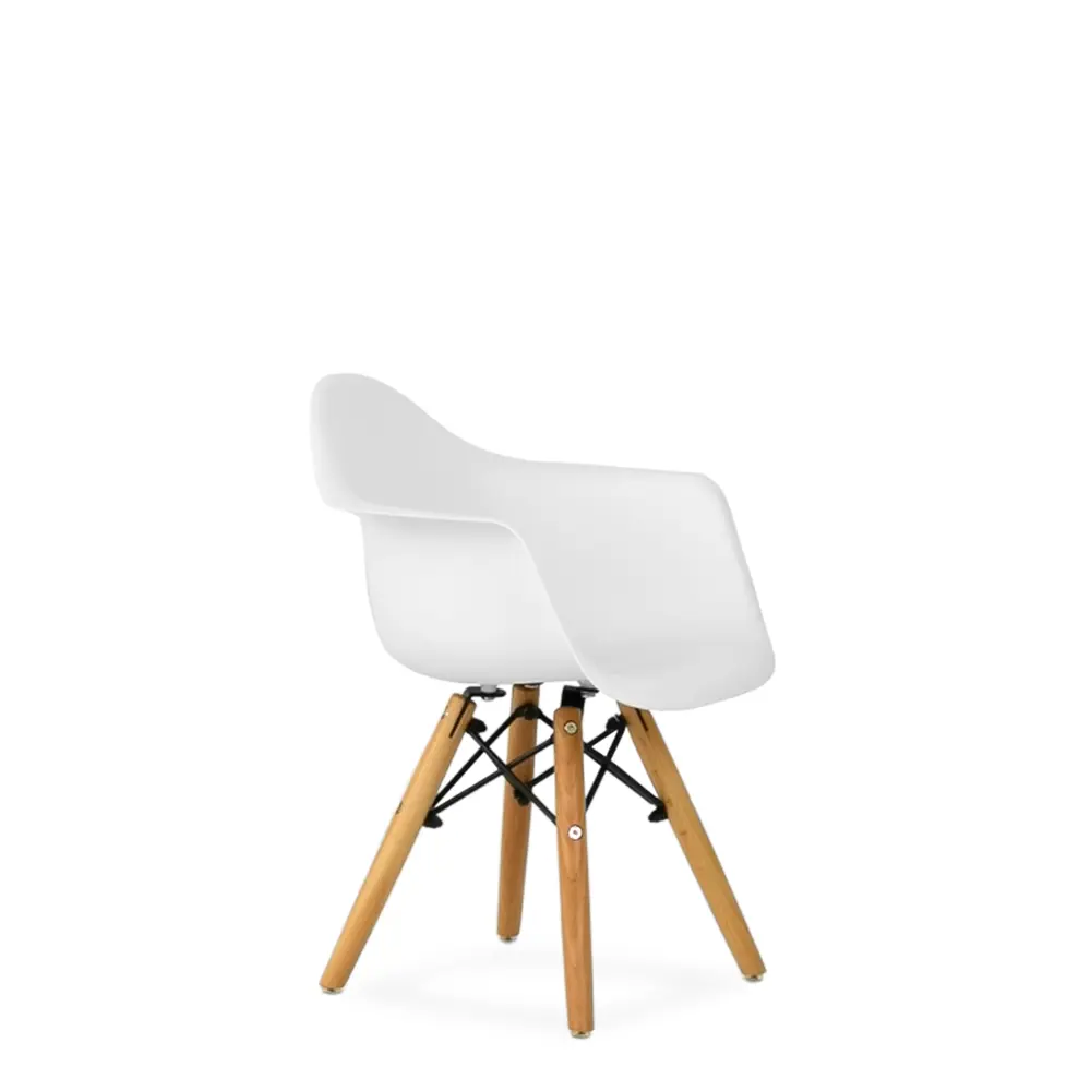 Фото Стул детский Barneo.Pro N-2 Eames Style 34x55x32 см пластик цвет белый Фото Стул детский Barneo.Pro N-2 Eames Style 34x55x32 см пластик цвет белый