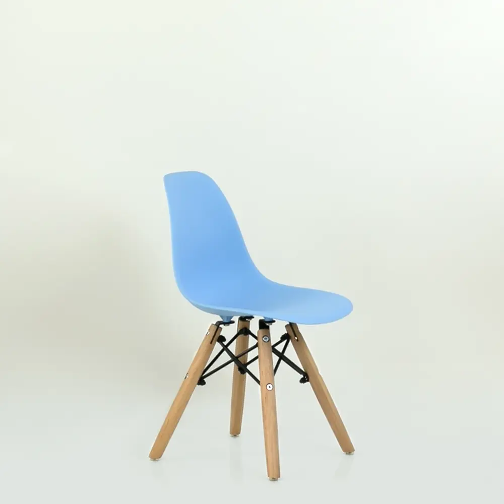 Фото 3 Стул детский Barneo.Pro N-1 Eames Style 31x56x29 см пластик цвет голубой Фото 3 Стул детский Barneo.Pro N-1 Eames Style 31x56x29 см пластик цвет голубой