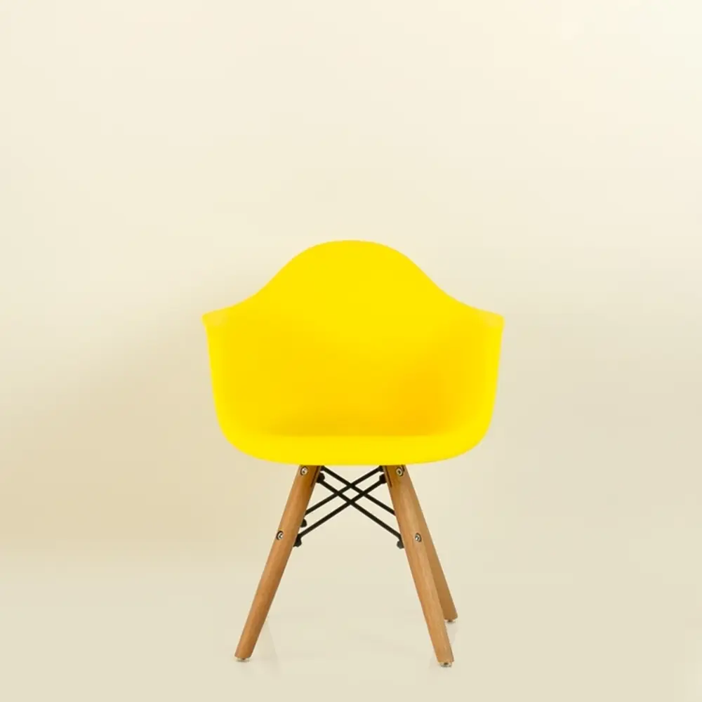 Фото 2 Стул детский Barneo.Pro N-2 Eames Style 34x55x32 см пластик цвет желтый Фото 2 Стул детский Barneo.Pro N-2 Eames Style 34x55x32 см пластик цвет желтый