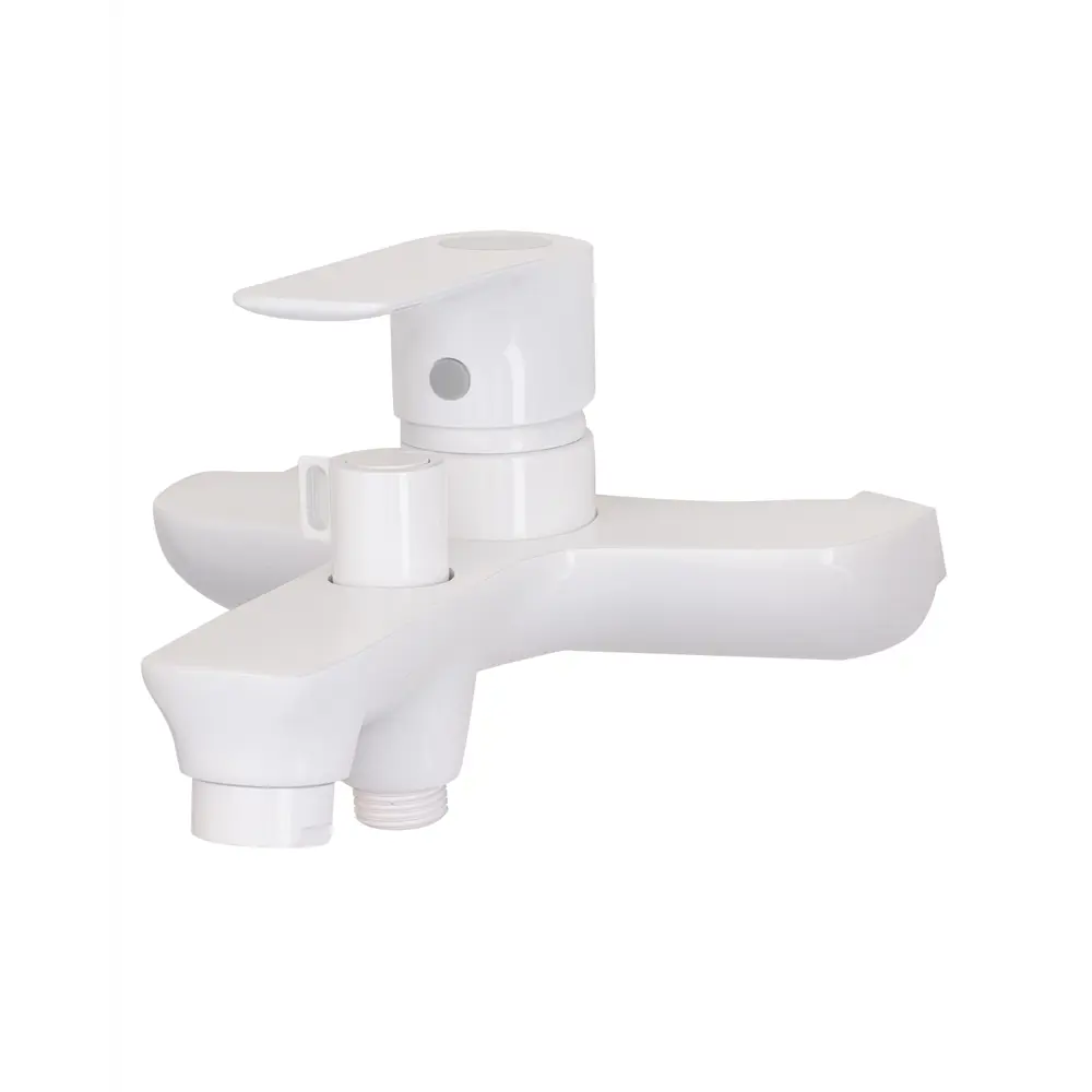 Фото 4 Смеситель для ванны Orange LMM19-100w однорычажный цвет белый Фото 4 Смеситель для ванны Orange LMM19-100w однорычажный цвет белый