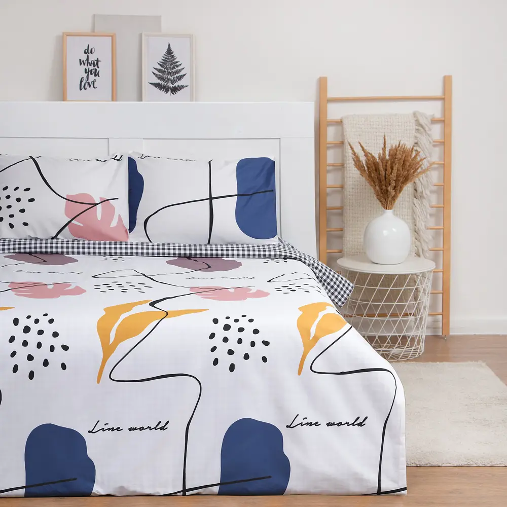 Фото Комплект постельного белья LoveLife 9305037, полутораспальный, сатин цвет белый Фото Комплект постельного белья LoveLife 9305037, полутораспальный, сатин цвет белый