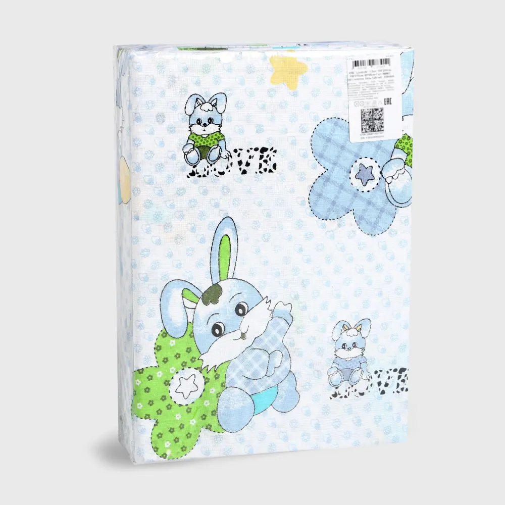 Фото 8 Комплект постельного белья LoveLife 9380649, полутораспальный, бязь цвет синий