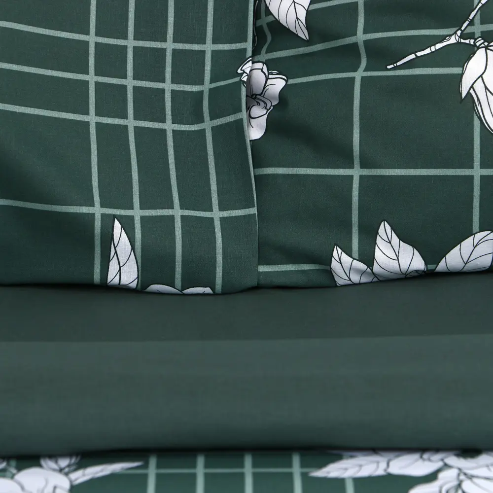 Фото 2 Комплект постельного белья Этель 9355427, полутораспальный, поплин цвет белый Фото 2 Комплект постельного белья Этель 9355427, полутораспальный, поплин цвет белый