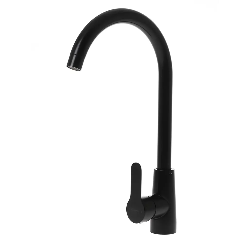 Фото 4 Смеситель для кухни однорычажный Agger LMA0900144 излив 28 см латунь цвет черный