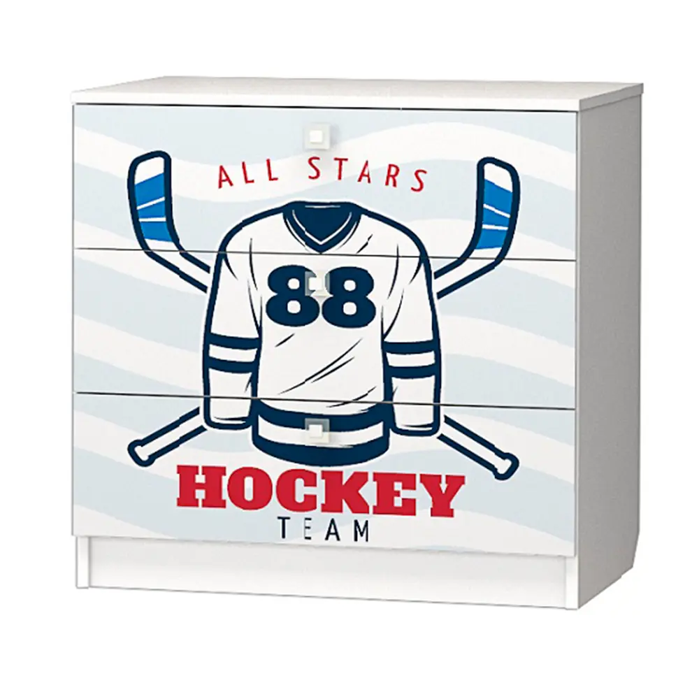 Фото 2 Комод Doma Smarti 2 3 ящика 72x47x75 см ЛДСП цвет белый Фото 2 Комод Doma Smarti 2 3 ящика 72x47x75 см ЛДСП цвет белый