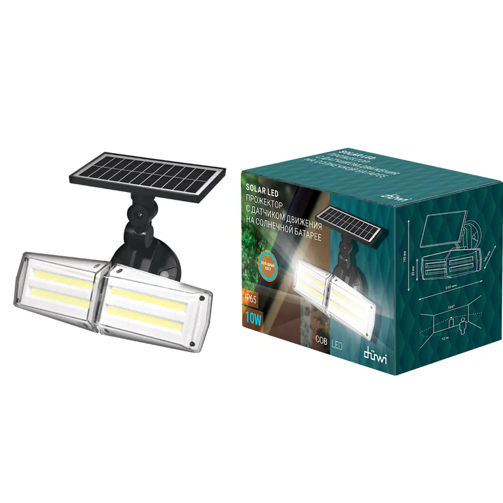Фото 2 Светильник Duwi Solar 29142 8 140см 10 Вт IP65 Холодный белый цвет Черный Фото 2 Светильник Duwi Solar 29142 8 140см 10 Вт IP65 Холодный белый цвет Черный