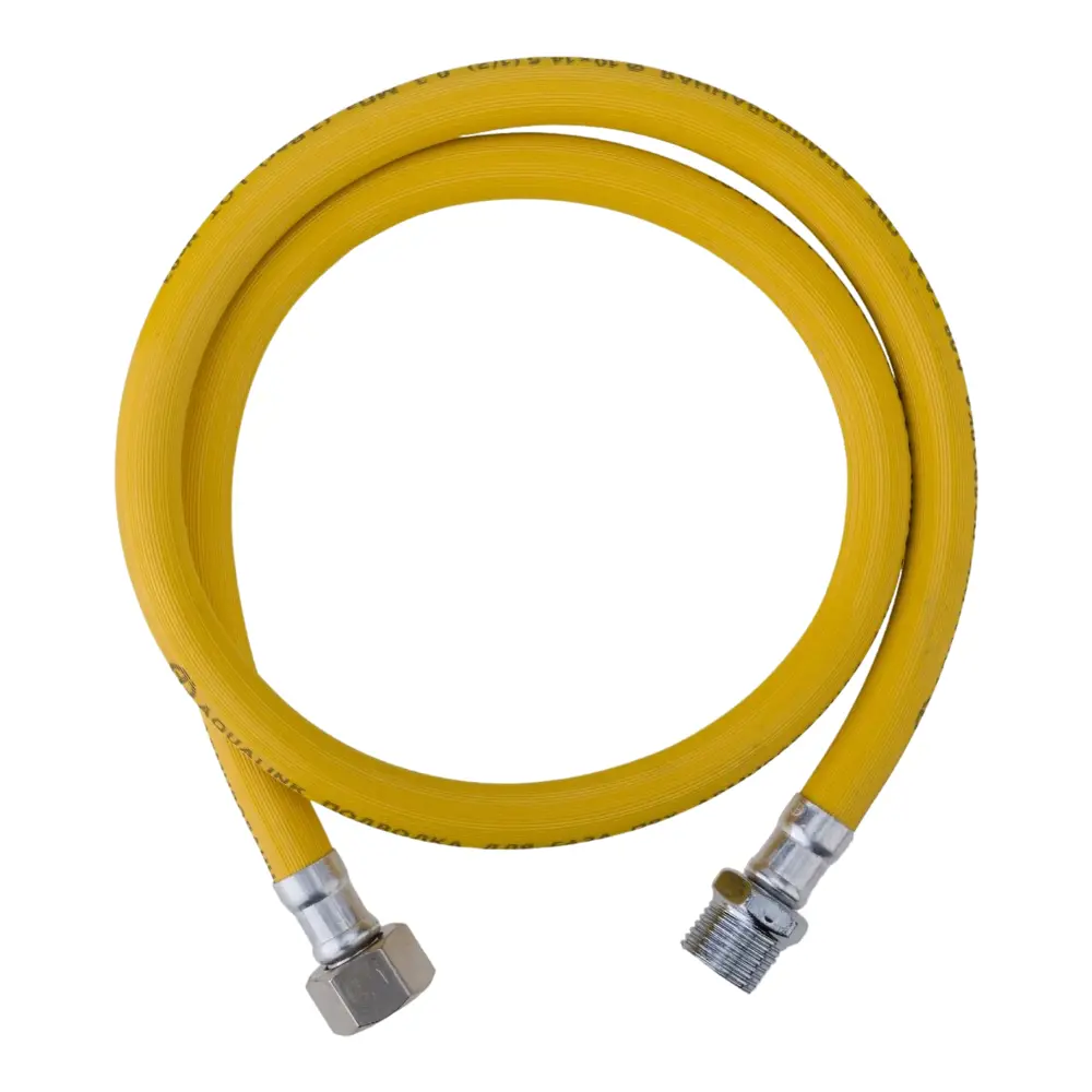 Фото Подводка газовая ПВХ Aqualink 1/2"x100 см внутренняя-наружная резьба Фото Подводка газовая ПВХ Aqualink 1/2"x100 см внутренняя-наружная резьба