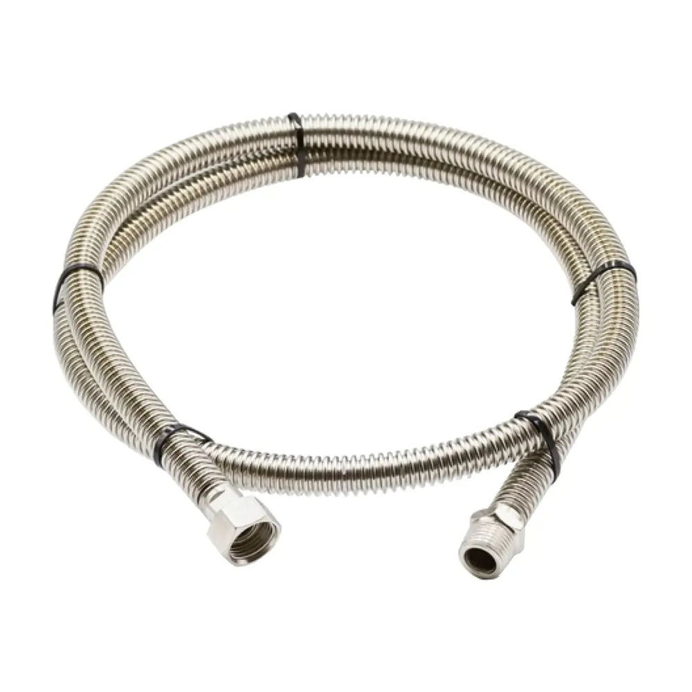 Фото Подводка газовая сильфонная Aqualink 3/4"x40 см внутренняя-наружная резьба Фото Подводка газовая сильфонная Aqualink 3/4"x40 см внутренняя-наружная резьба