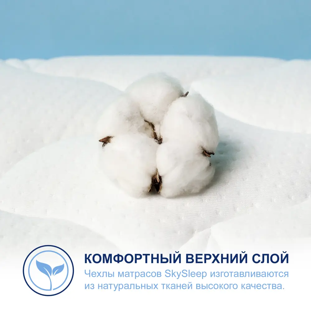 Фото 4 Чехол на матрас SkySleep Like Pad+75x195 см Фото 4 Чехол на матрас SkySleep Like Pad+75x195 см