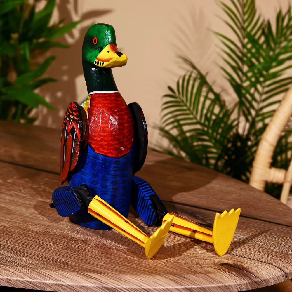 Фото 2 Интерьерный сувенир "Селезень" висячие лапки высота 38 см Фото 2 Интерьерный сувенир "Селезень" висячие лапки высота 38 см