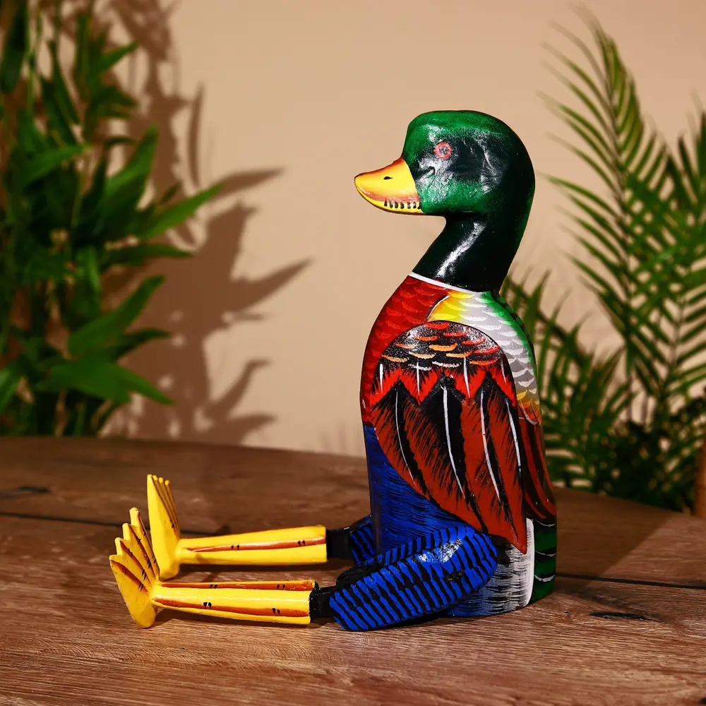 Фото 3 Интерьерный сувенир "Селезень" висячие лапки высота 38 см Фото 3 Интерьерный сувенир "Селезень" висячие лапки высота 38 см