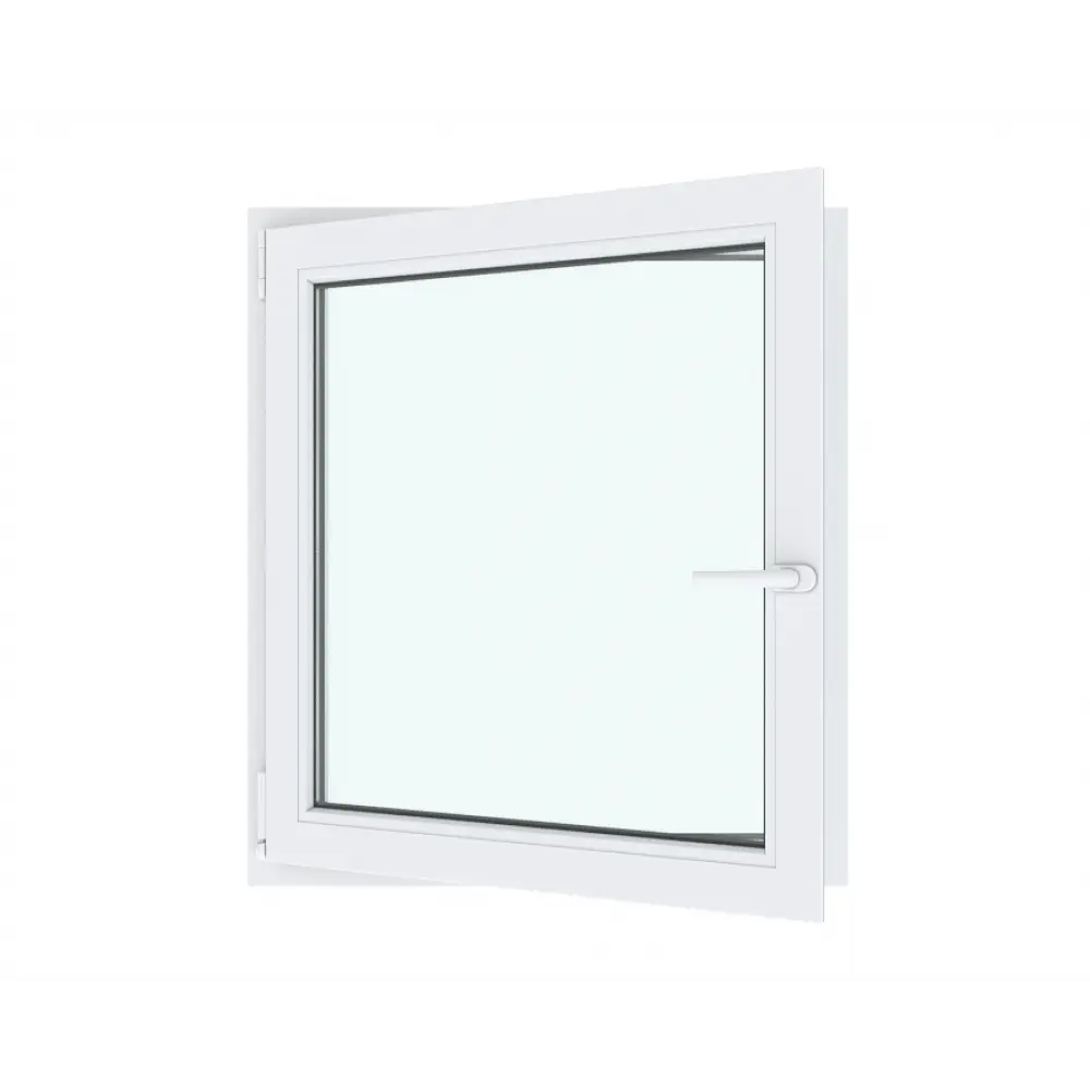 Фото 2 Окно ПВХ Амега одностворчатое поворотно-откидное правое 90х80см двухкамерный стеклопакет шоколадно-коричневый Фото 2 Окно ПВХ Амега одностворчатое поворотно-откидное правое 90х80см двухкамерный стеклопакет шоколадно-коричневый