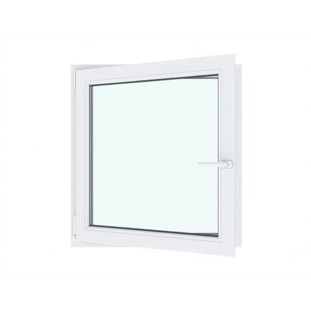 Фото 2 Окно ПВХ Амега одностворчатое поворотно-откидное правое 65х60см двухкамерный стеклопакет шоколадно-коричневый Фото 2 Окно ПВХ Амега одностворчатое поворотно-откидное правое 65х60см двухкамерный стеклопакет шоколадно-коричневый