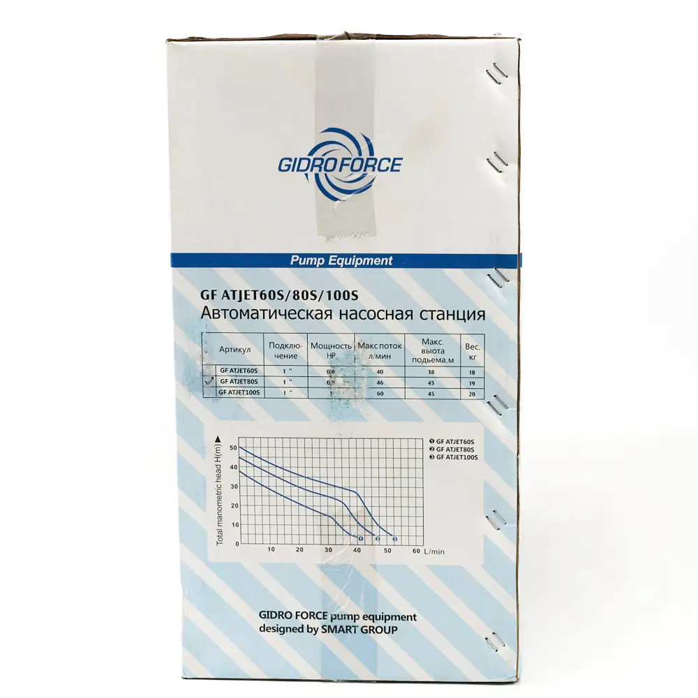 Фото 10 Насосная станция Gidroforce Atjet80s расход 2760 л/ч Фото 10 Насосная станция Gidroforce Atjet80s расход 2760 л/ч