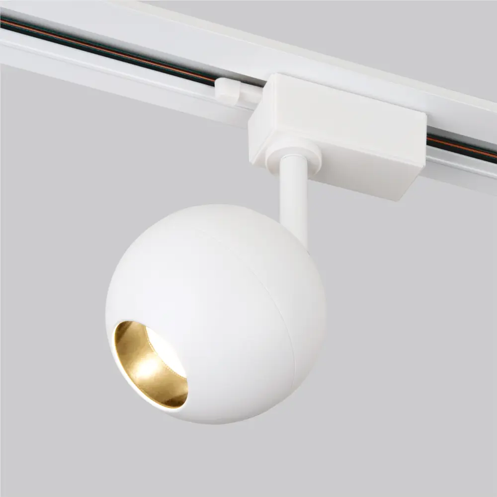 Фото Трековый светильник Elektrostandard Ball LTB77 светодиодный 12 Вт однофазный цвет белый Фото Трековый светильник Elektrostandard Ball LTB77 светодиодный 12 Вт однофазный цвет белый