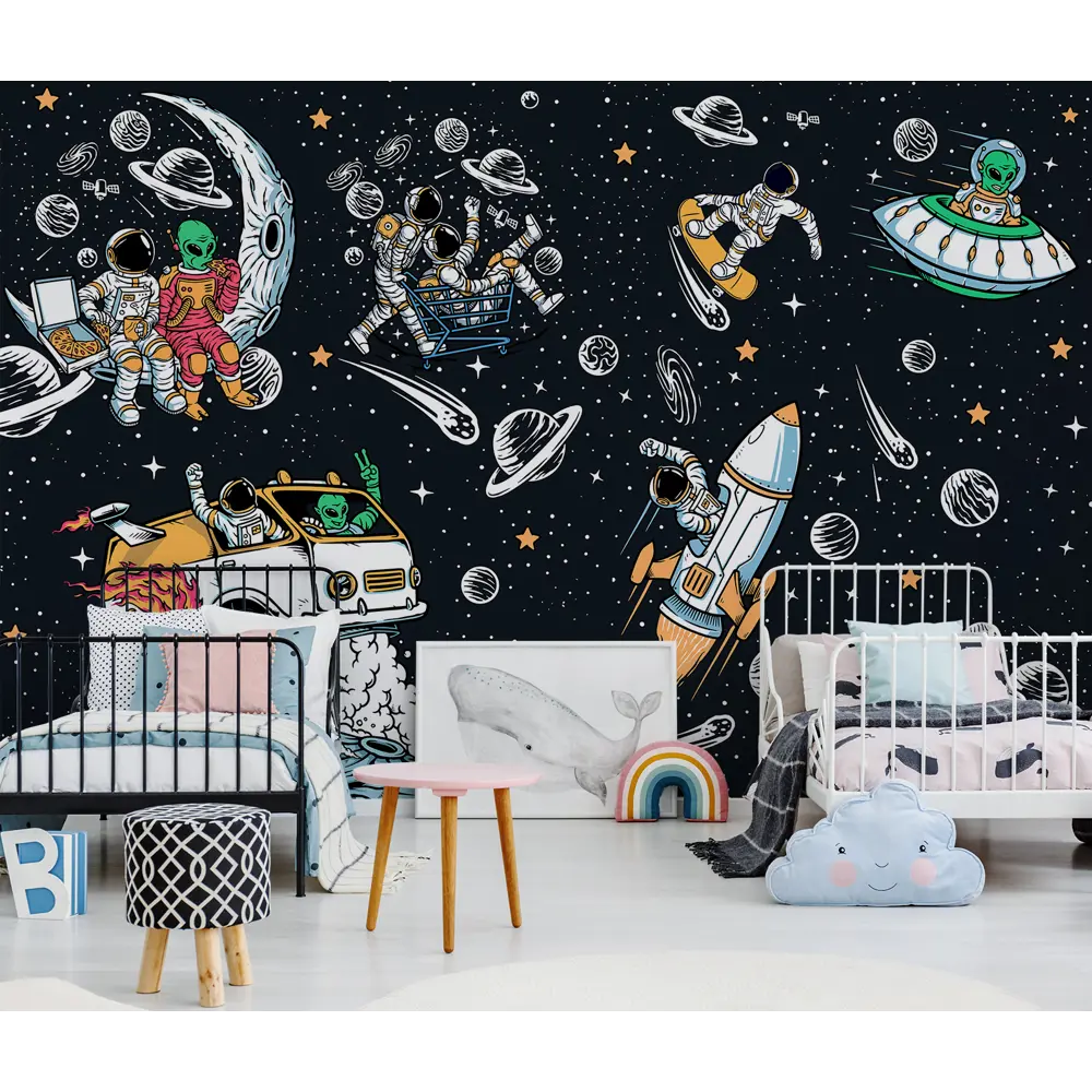 Фото 8 Фотообои флизелиновые Luxury walls 400x270 см Космос AM27704 Фото 8 Фотообои флизелиновые Luxury walls 400x270 см Космос AM27704