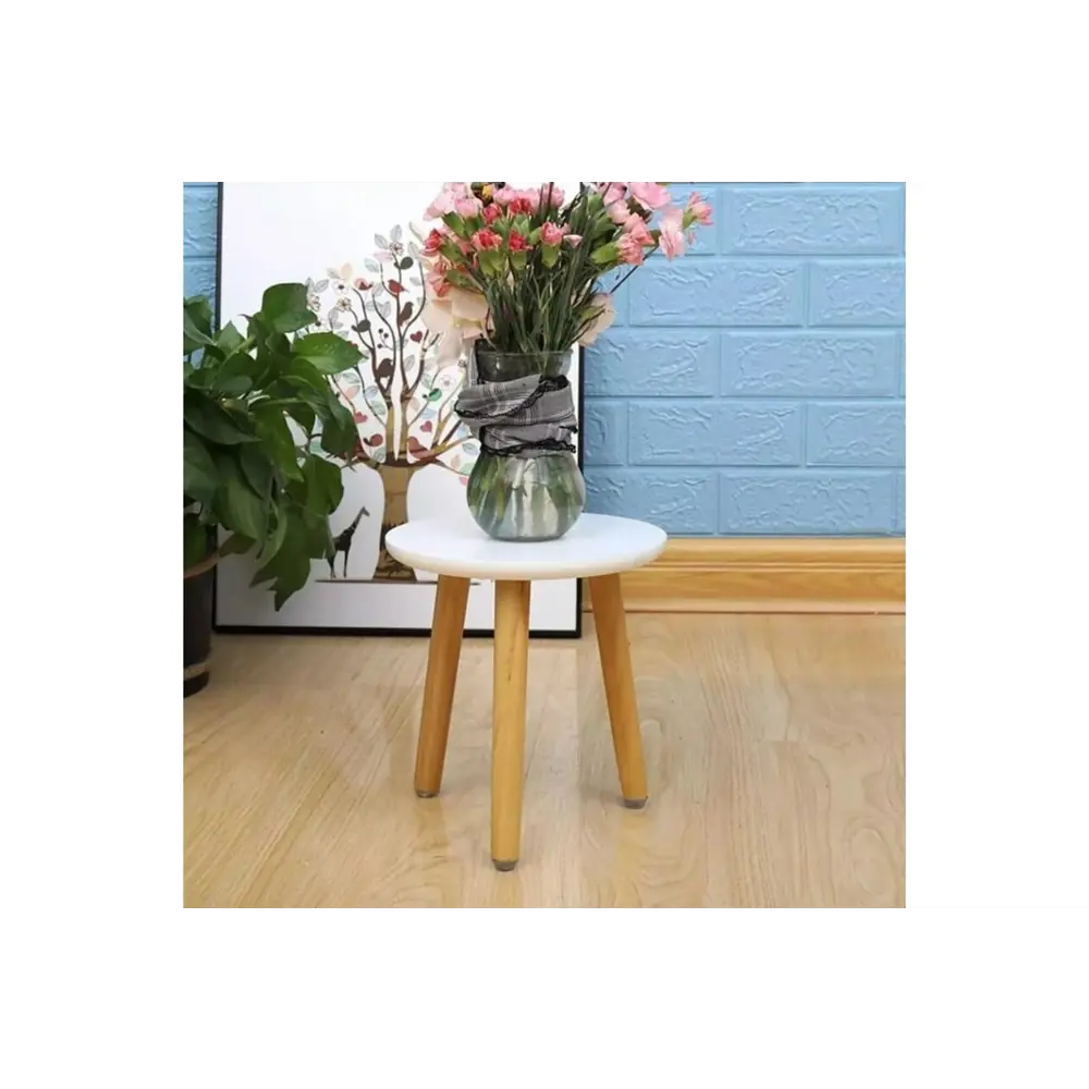 Фото Подставка для цветочного горшка Homium Flower 20 см x 20 см x 22 см дерево белый Фото Подставка для цветочного горшка Homium Flower 20 см x 20 см x 22 см дерево белый