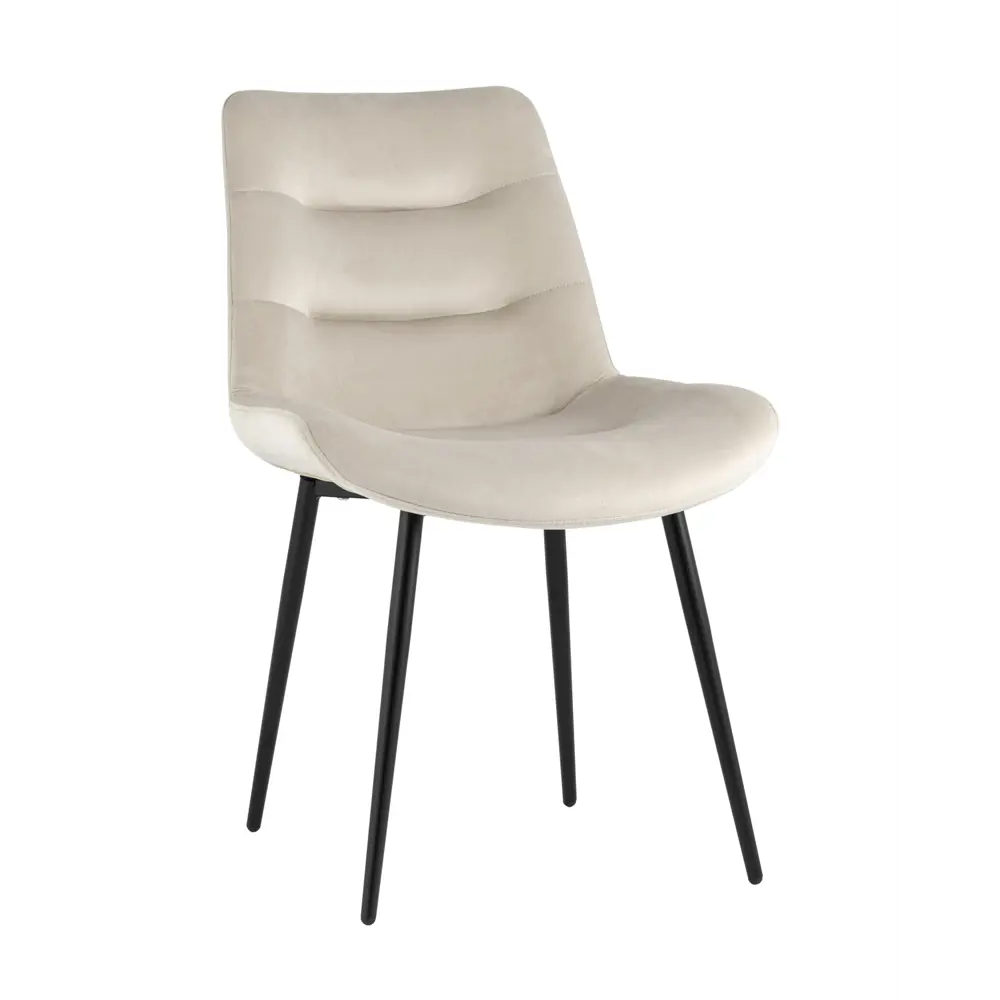 Фото 3 Комплект кухонных стульев 2 шт Стул груп Остин 81x61x37 см велюр цвет бежевый