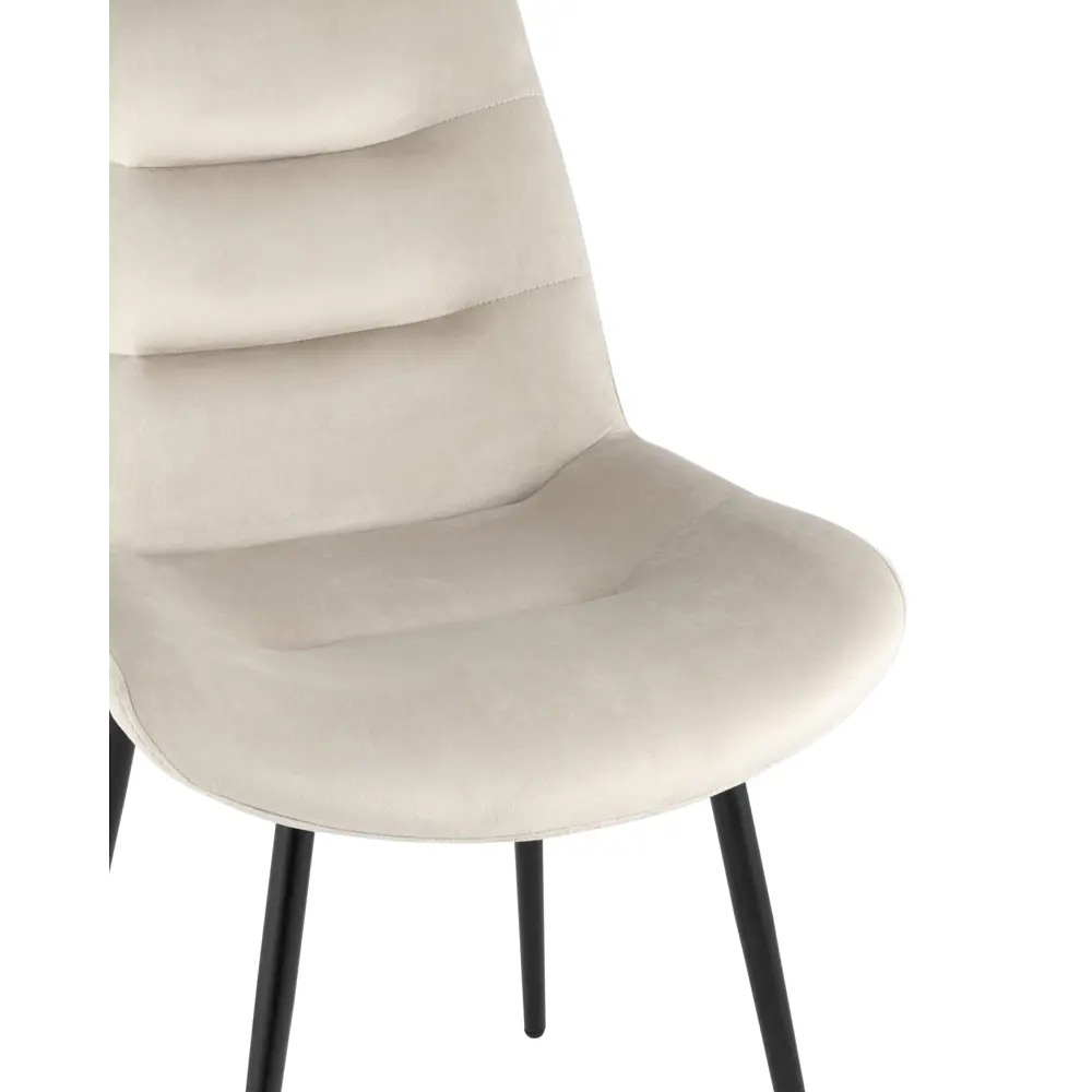 Фото 9 Комплект кухонных стульев 2 шт Стул груп Остин 81x61x37 см велюр цвет бежевый