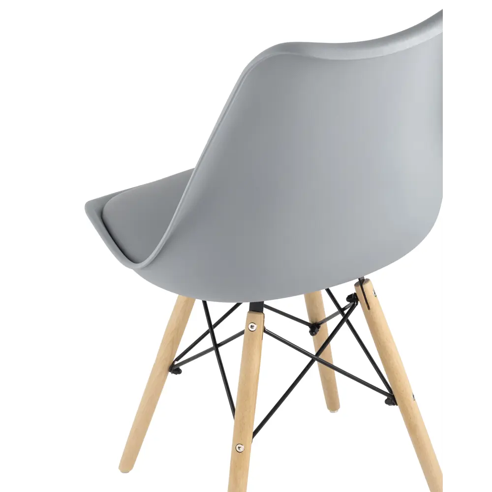 Фото 7 Комплект кухонных стульев 2 шт Стул груп Dsw eames soft 82x43x46 см пластик цвет серый