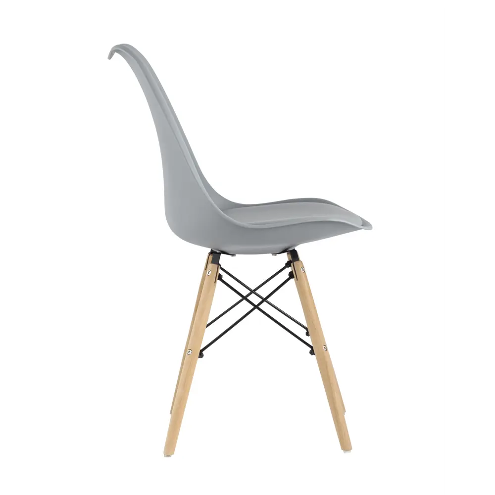 Фото 3 Комплект кухонных стульев 2 шт Стул груп Dsw eames soft 82x43x46 см пластик цвет серый