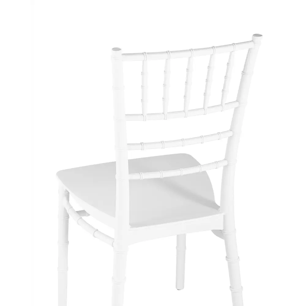 Фото 7 Комплект кухонных стульев 4 шт Стул груп Chiavari bride 89x48x40 см пластик цвет белый Фото 7 Комплект кухонных стульев 4 шт Стул груп Chiavari bride 89x48x40 см пластик цвет белый