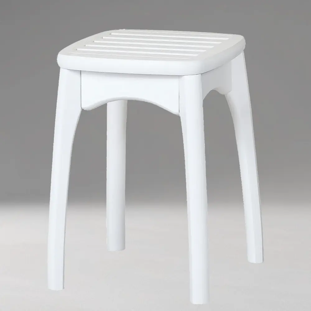 Фото 9 Табурет Мебелик 33x47x33 см массив цвет белый Фото 9 Табурет Мебелик 33x47x33 см массив цвет белый