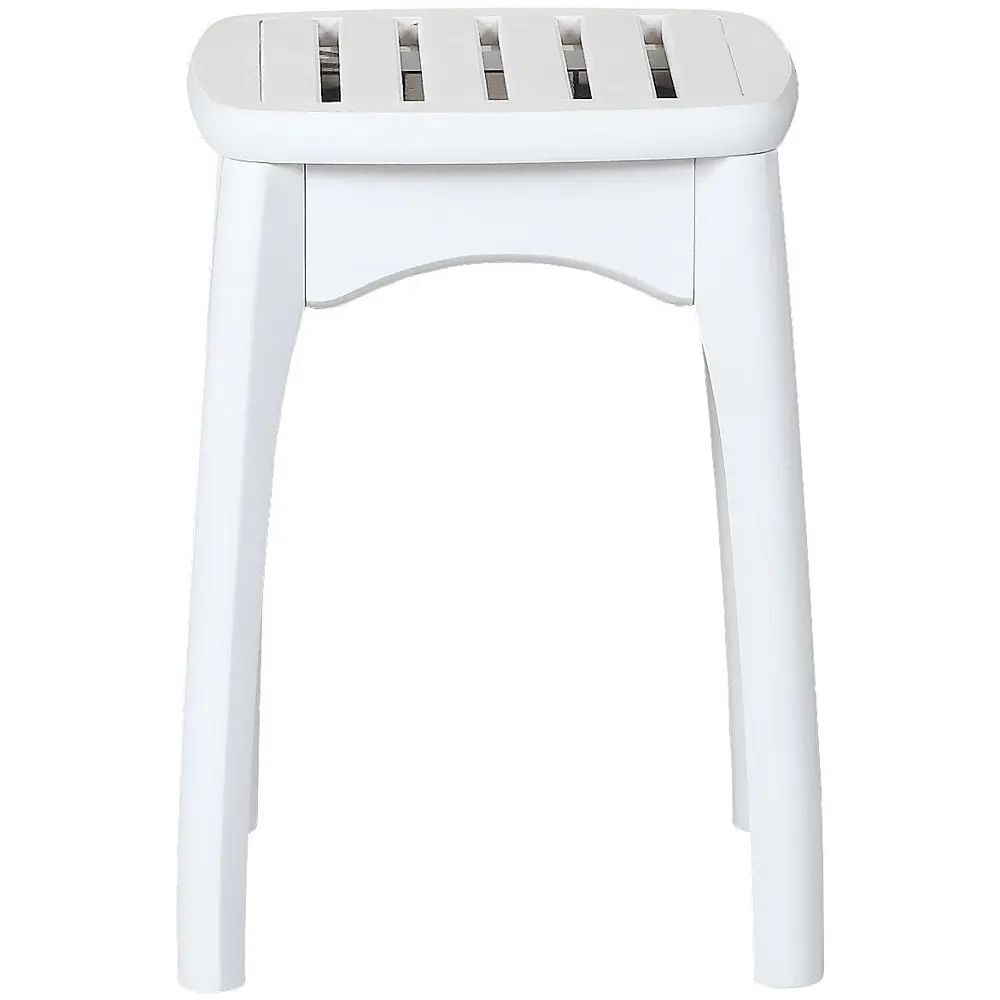 Фото 6 Табурет Мебелик 33x47x33 см массив цвет белый