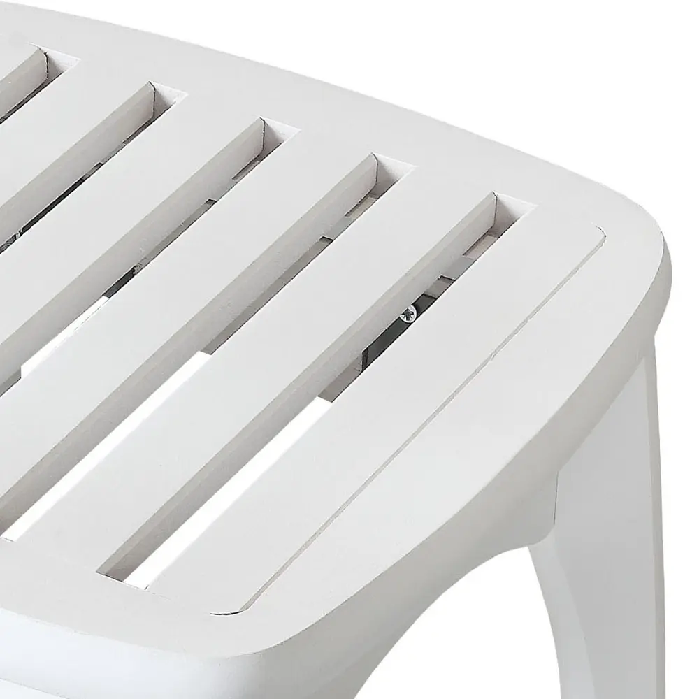 Фото 7 Табурет Мебелик 33x47x33 см массив цвет белый Фото 7 Табурет Мебелик 33x47x33 см массив цвет белый