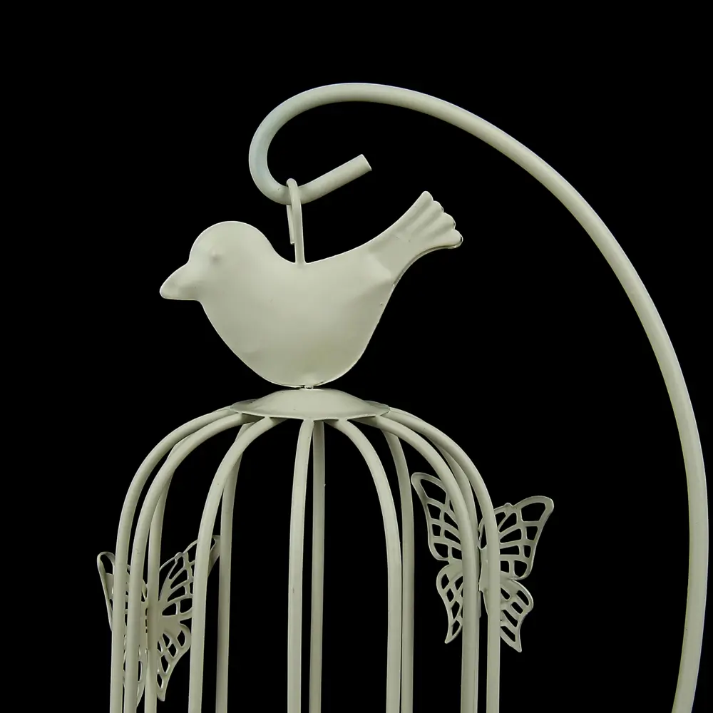 Фото 4 Подсвечник Simaland "Клетка с птичкой" белая, 23x10x10 см Фото 4 Подсвечник Simaland "Клетка с птичкой" белая, 23x10x10 см