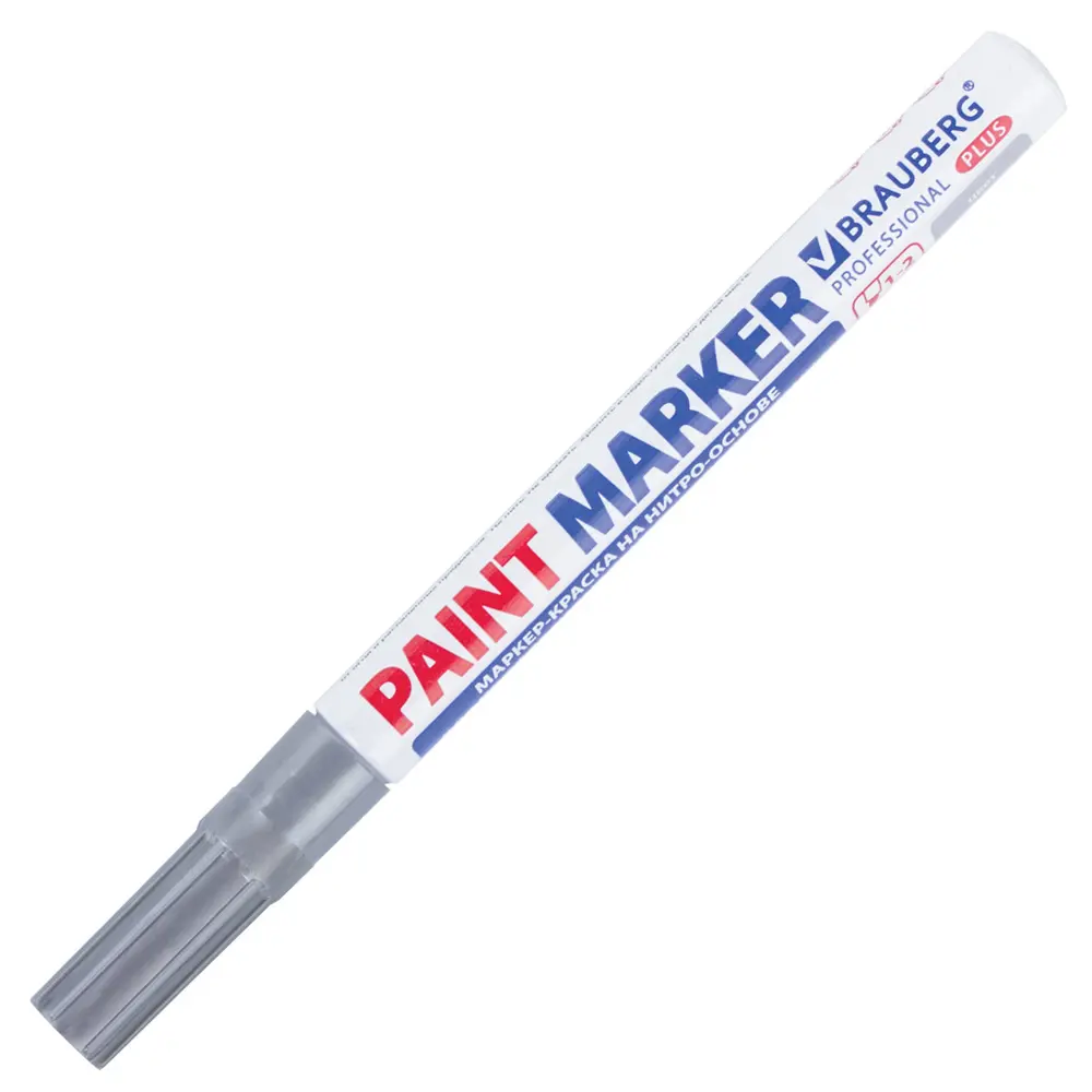 Фото 9 Маркер-краска лаковый 2 мм. серебряный. Brauberg PRO Plus. 151442 Фото 9 Маркер-краска лаковый 2 мм. серебряный. Brauberg PRO Plus. 151442