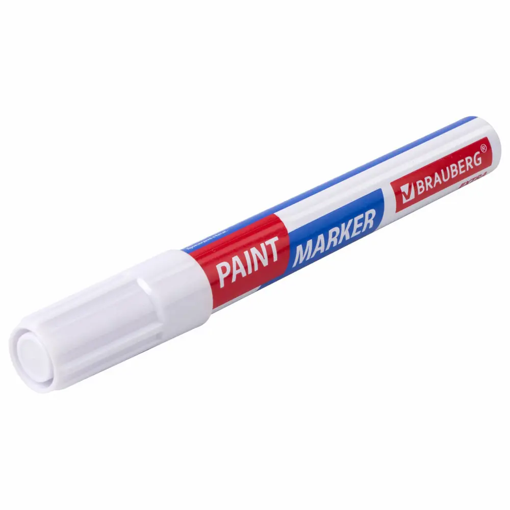 Фото 9 Маркер-краска лаковый EXTRA paint marker 4 мм. белый. BRAUBERG. 151978 Фото 9 Маркер-краска лаковый EXTRA paint marker 4 мм. белый. BRAUBERG. 151978