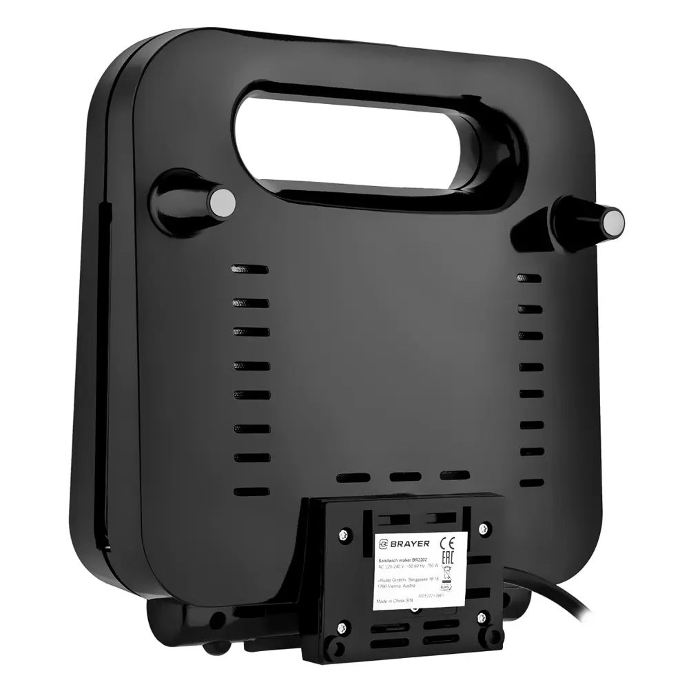 Фото 5 Сэндвичница электрическая BRAYER BR2202 цвет черный