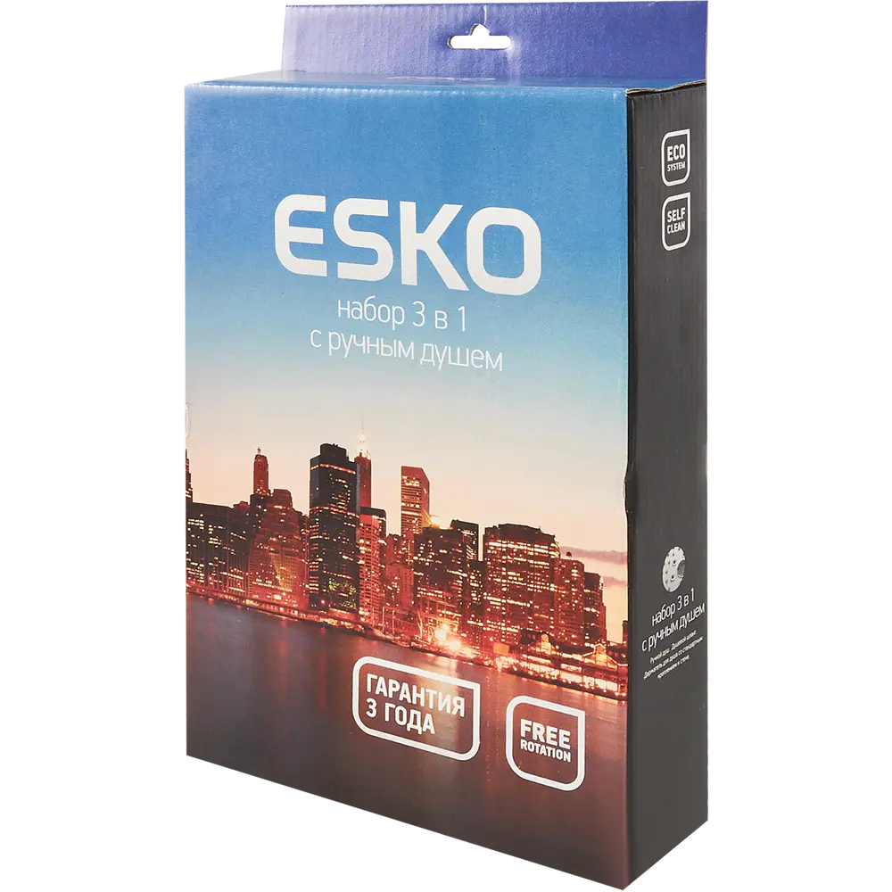 Фото 6 Набор для душа Esko СС95 3 режима цвет хром Фото 6 Набор для душа Esko СС95 3 режима цвет хром