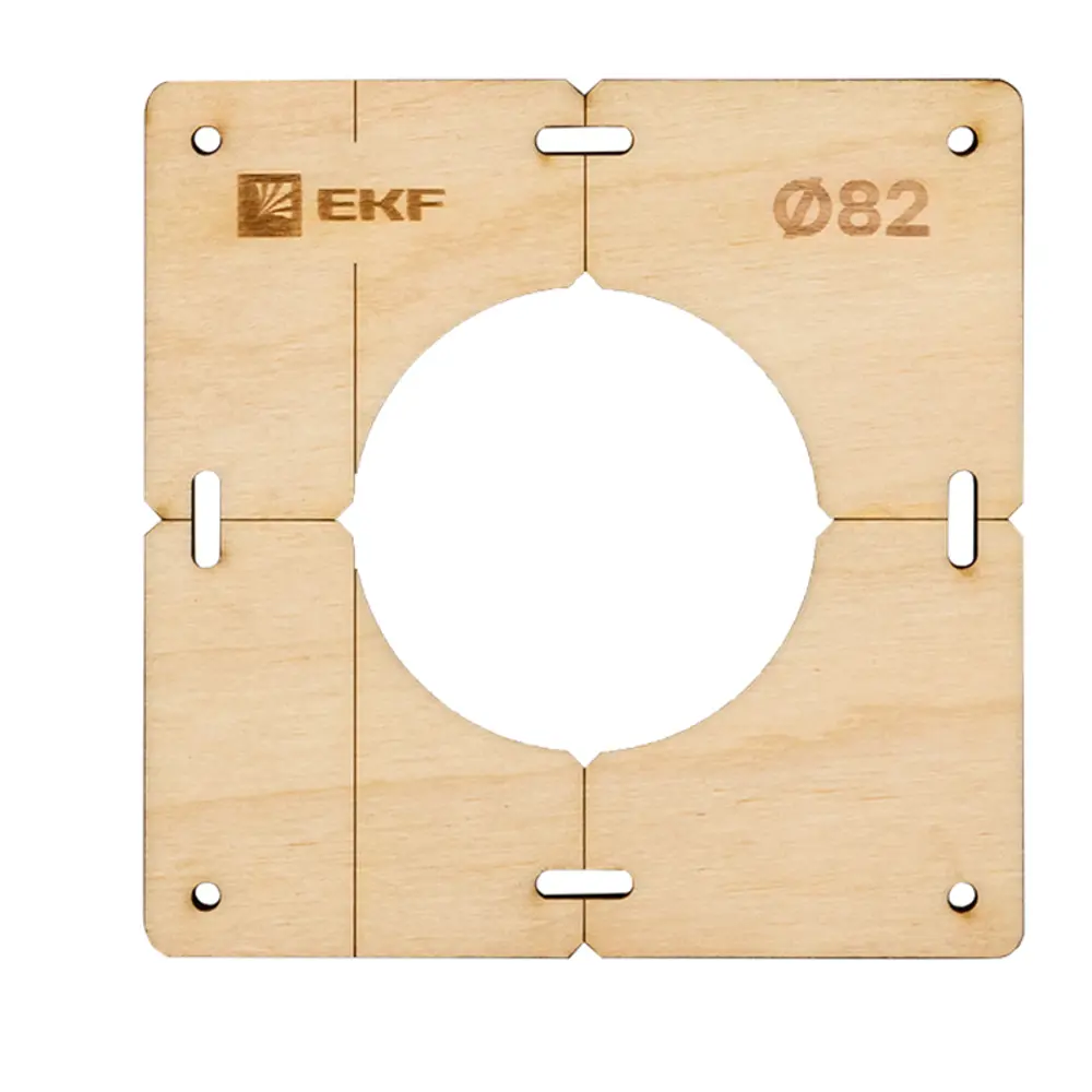 Фото 3 Шаблон для подрозетников EKF Expert c 1 отверстием D82 мм Фото 3 Шаблон для подрозетников EKF Expert c 1 отверстием D82 мм