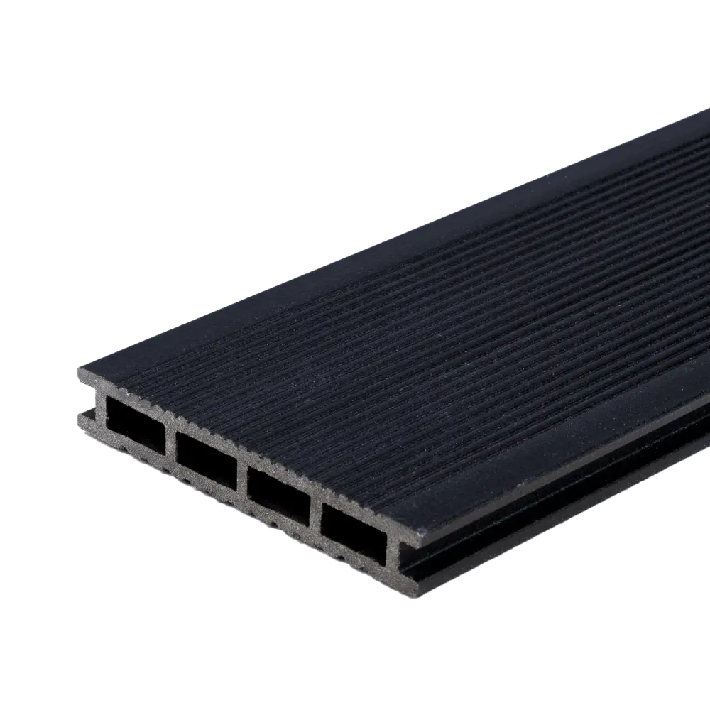 Фото 2 Террасная доска ДПК MultiDeck цвет Черный 3000x140x22 мм. Вельвет 0.42 м² Фото 2 Террасная доска ДПК MultiDeck цвет Черный 3000x140x22 мм. Вельвет 0.42 м²