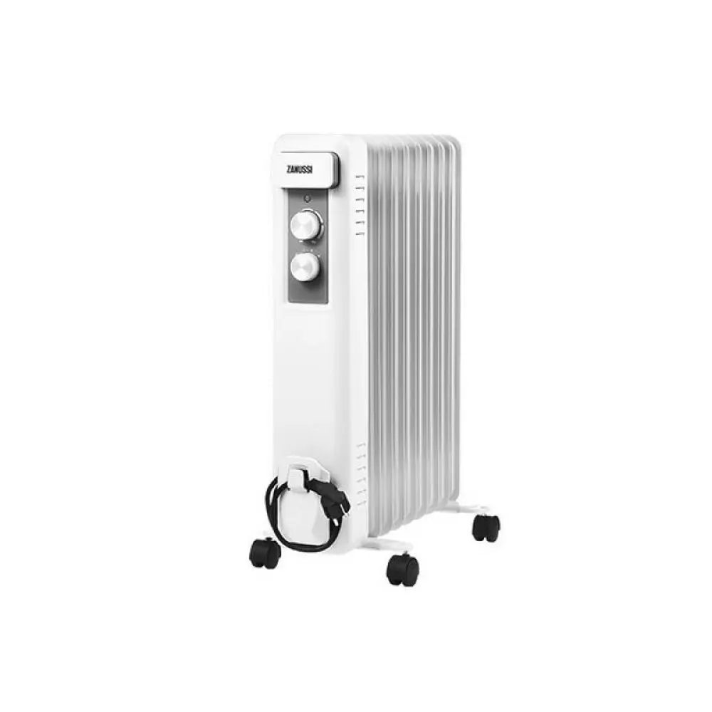 Фото Обогреватель масляный Zanussi ZOH/CS-09W с механическим термостатом 2000 Вт 9 секций цвет белый Фото Обогреватель масляный Zanussi ZOH/CS-09W с механическим термостатом 2000 Вт 9 секций цвет белый