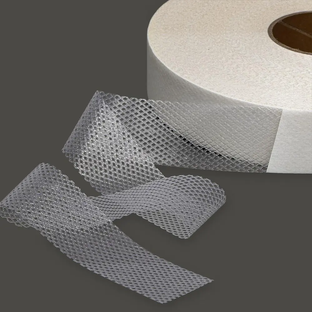 Фото Термоклеевая лента паутинка-сетка Idealtex на бумаге 30мм 25г/м2, 100м