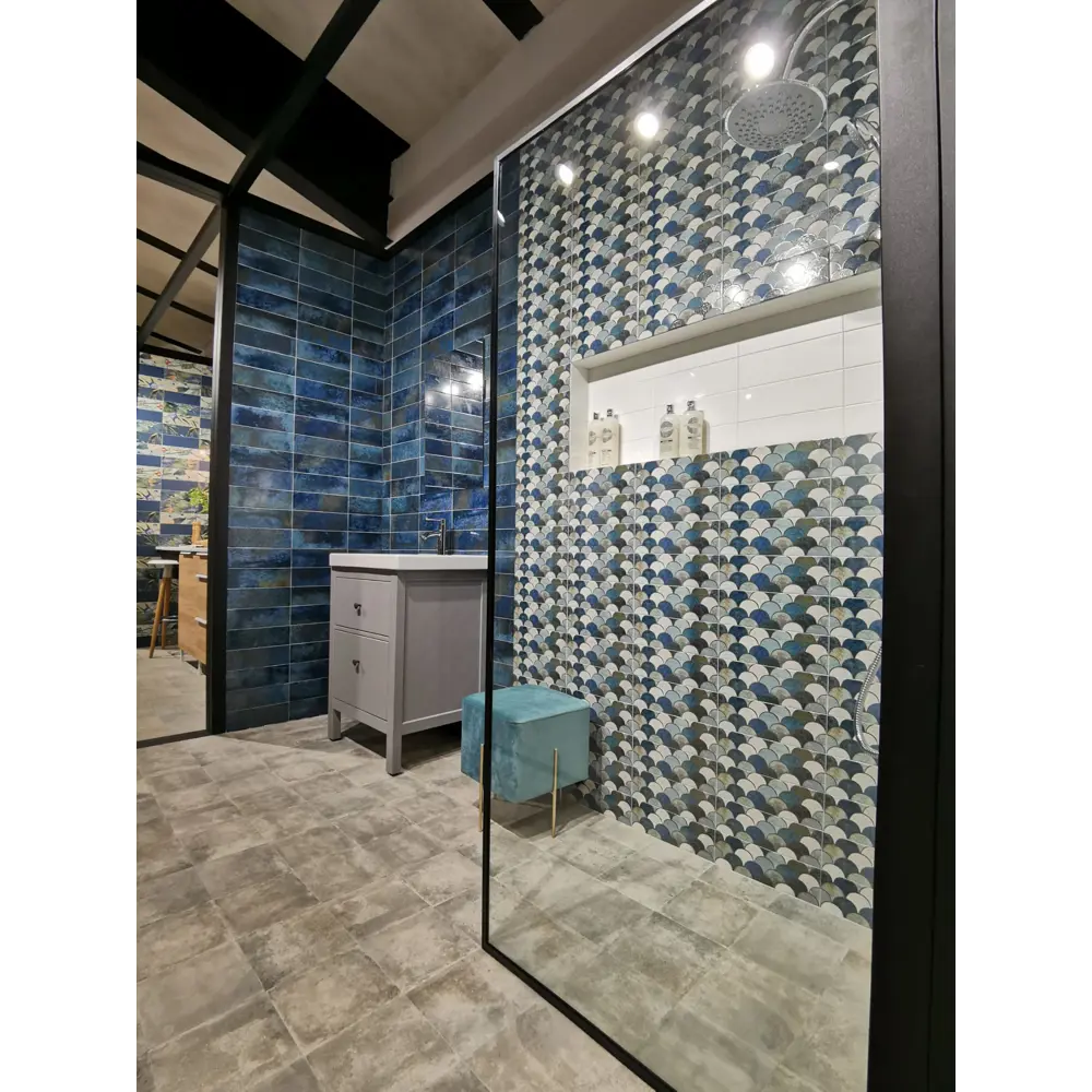 Фото 3 Керамическая плитка Mainzu Bellagio Escama Blu 10x30см 1.02 м² цвет разноцветный, цена за упаковку