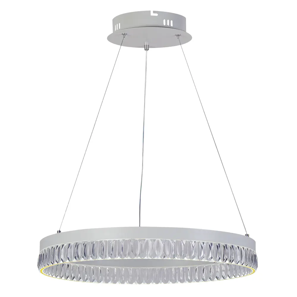 Фото 2 Люстра потолочная светодиодная Profit Light 6033/1A WHT с пультом управления 5 м² регулируемый белый свет цвет белый Фото 2 Люстра потолочная светодиодная Profit Light 6033/1A WHT с пультом управления 5 м² регулируемый белый свет цвет белый