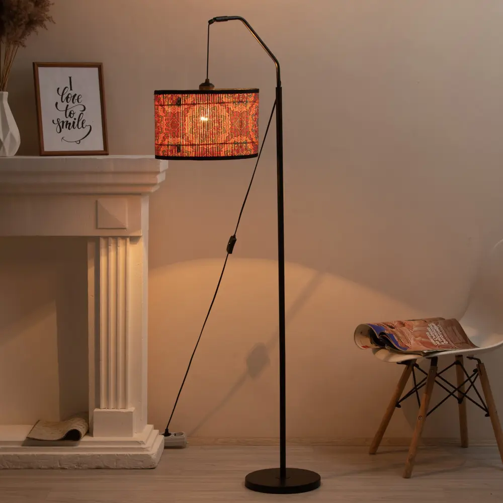 Фото 3 Торшер Bayerlux Лайнер восточный Е27 40Вт цвет основания черный F761TT-1006
