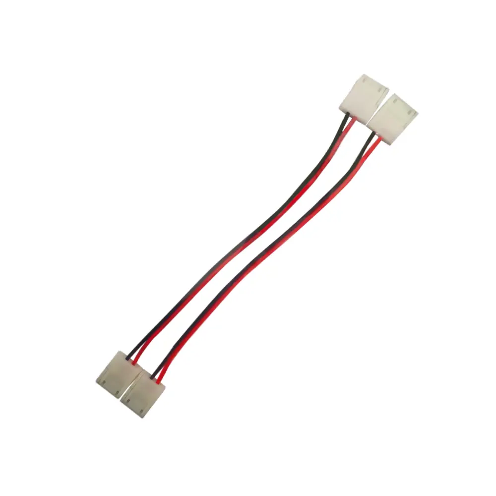 Фото Коннекторы Gauss для одноцветной светодиодной ленты BT433 10 mm 5050 IP20 2 клипсы с проводами, контакты по центру Фото Коннекторы Gauss для одноцветной светодиодной ленты BT433 10 mm 5050 IP20 2 клипсы с проводами, контакты по центру